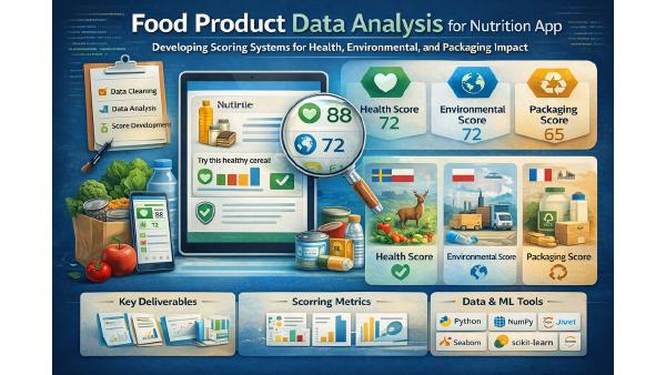 Food Product Analytics — Nutrition App